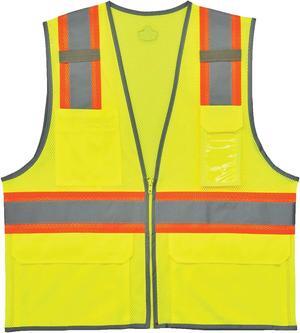 Ergodyne GloWear 8246Z Type R Class 2 Two-Tone Mesh Vest w/ Reflective Binding