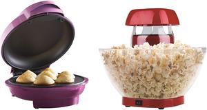 Brentwood Pc-488r Classic Striped 8-Cup Hot Air Popcorn Maker