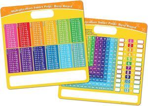 Ashley Productions Smart Poly Dry Erase Multiplication Activity Busy Board w/