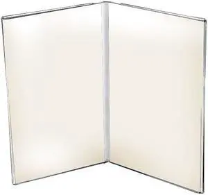 Azar Displays Acrylic Dual Frame Sign Holders 10/Pack 107702