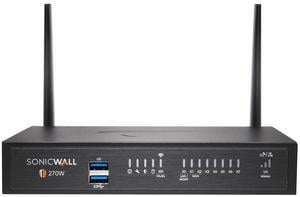 SonicWall TZ270W Wireless Firewall (Gen 7) w/ Secure Upgrade Plus (3-Year Essential Protection Security Suite) and 1 Year CSE | 03-SSC-3003