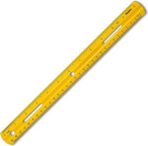 Staples Stainless Steel Ruler with Non Slip Cork Base 18 (51899)