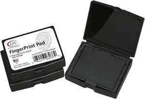 Lee Products Inkless Fingerprint Pad Black Ink 03037