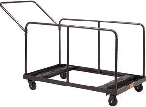 NSP Folding Table Dolly For Round and Rectangular Tables - 660 lb Capacity - 31.25 x 27.75 x 47.5 - Brown  DYMU