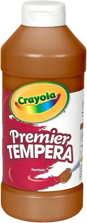 Crayola. 541216007 Premier Tempera Paint, Brown, 16 oz