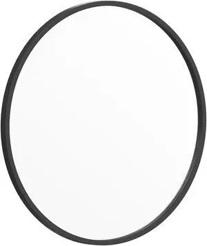 Flash Furniture Julianne Round Metal Framed Wall Mirror 24" Black (HFKHD4GD712315)