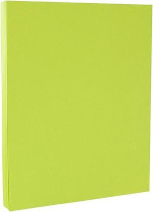 JAM Paper Colored 24lb Paper 8.5 x 11 Ultra Lime Green 100 Sheets/Pack 104034