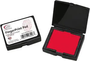 Lee Products Lee Prodcuts Inkless Fingerprint Pad Red Ink 03028