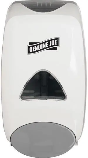 Genuine Joe Soap Dispenser One Hand Push 1250 mL Gray 10495