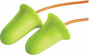 E-A-R soft FX Corded Earplugs - Disposable, Corded - Noise Protection - Foam, Polyurethane, Vinyl Cord - Yellow - 200 / Box E-A-R soft FX Corded Earplugs - Disposable, Corded - Noise Protection - Foam, Polyurethane, Vinyl Cord - Yellow - 200 / Box