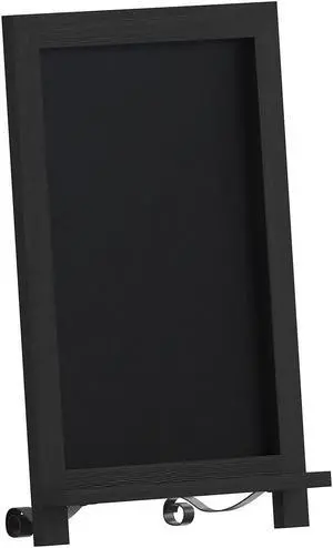 Flash Furniture Canterbury Tabletop Magnetic Chalkboard Sign Black 12" x 17" (HFKHDGDIS722315)