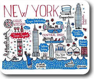 OTM Essentials Artist Series: Julia Gash New York City Non-Skid Mouse Pad Multicolor (OP-MH-JG1-044)