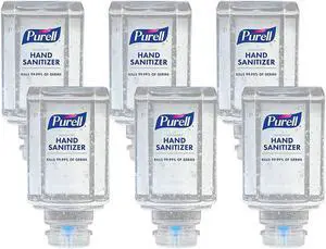 Purell Adv Gel Hand Sanitizer Refill for ES1 Dispenser 70% Alcohol 450 mL