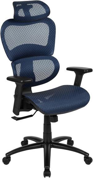 Flash Furniture LO Ergonomic Mesh Swivel Office Chair Blue (HLC1388F1KBL)