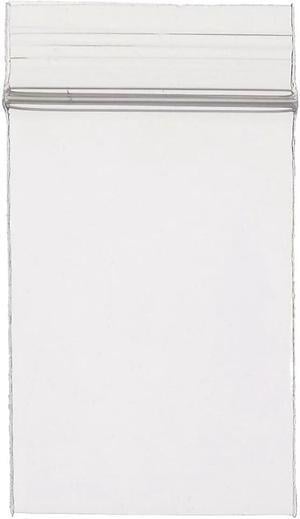 Box Partners Reclosable 2 Mil Poly Bags 2" x 6" Clear 1000/Case PB3531