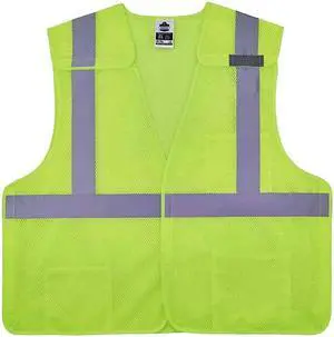 Ergodyne GloWear Hook & Loop Safety Vest Class 2 2XL/3XL Lime (8217BA) 21527