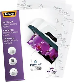Fellowes ImageLast Premium Thermal Pouches Letter 60/Pack (5288001)