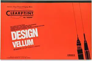 Chartpak Vellum Pad 50 Sheets Acid-free 11"x17" White 10001416