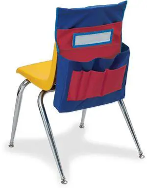 Pacon Child Storage Pocket Chart - 18.50" Height x 15.50" Width x 2.50" Depth - 6 Pocket(s) - Polyester - Blue