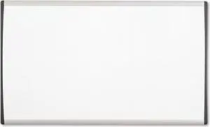 Quartet Magnetic Dry-Erase Board Steel 18 x 30 White Surface Silver Aluminum Frame ARC3018