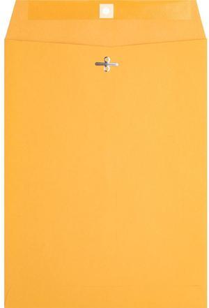 Business Source Clasp Envelopes 28 lb. 9"x12" 100/BX Brown Kraft 36663