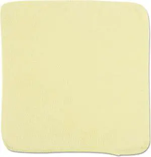Rubbermaid Commercial Products Microfiber Cloth,12" x 12",Yellow,PK24  1820580