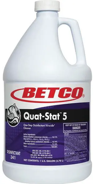 Betco Quat-Stat 5 Disinfectant Gallon