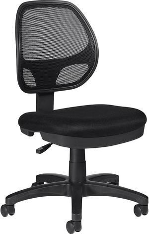 Offices to Go Armless Mesh Task Chair Black (OTG11642B)