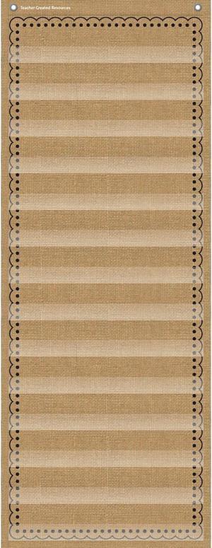 Teacher Created Resources Burlap 10 Pocket Chart