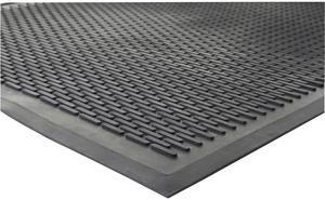 Genuine Joe Scraper Outdoor Mat Rubber Traps Dirt/Grime 4'x6' Black 70467 Genuine Joe Scraper Outdoor Mat Rubber Traps Dirt/Grime 4'x6' Black 70467