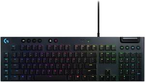 Logitech G815 LIGHTSYNC RGB Mechanical Gaming Keyboard GL Linear Wired Black (920-009000) 920009000