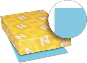 Neenah Paper Exact Brights Paper 8 1/2 x 11 Bright Blue 50 lb 500 Sheets/Ream 26781