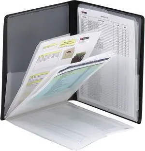 Smead Pocket Organizer Organized Up 8 Pockets Letter Poly BK 87722