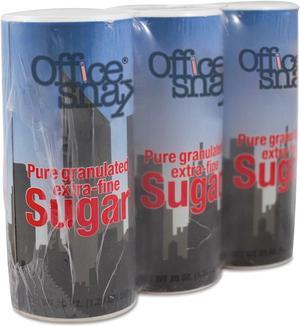 Office Snax Reclosable Canister of Sugar 20 oz 3/Pack 00019G