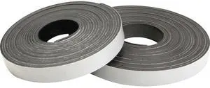 Baumgartens Magnetic Tape Refill, f/ Self-cut Dispenser, 1/2"x15', Black 66022