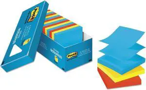 Original Pop-up Refill 3 x 3 Assorted Jaipur Colors 100-Sheet 18/Pack