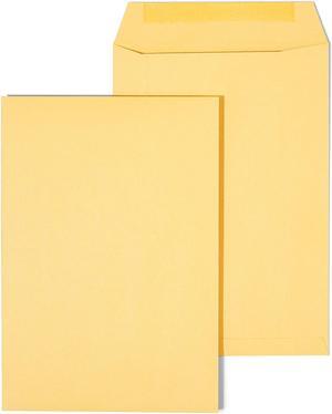 MyOfficeInnovations 6-1/2" x 9-1/2" Brown Kraft Catalog Envelopes 100/Box (534701/17096)