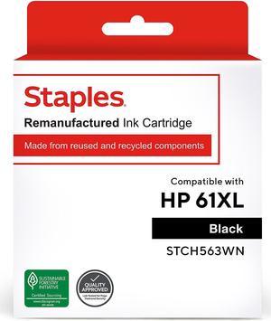 TRU RED ufactured Ink Cartridge Replacement for HP 61XL Black TRCH563WNSIHR