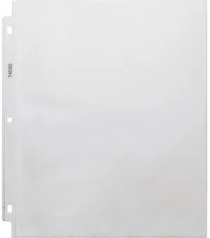 Business Source Sheet Protectors Top Load 3.2 mil 11"x8-1/2" 100/BX Clear 74550