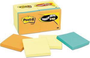 Post-It Notes Pad,Value Pack,3x3,Ast 654144B