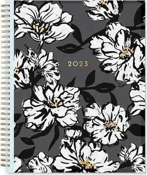 2023 Blue Sky Baccara Dark 9.25"" x 11.13"" Weekly & Monthly Planner Multicolor