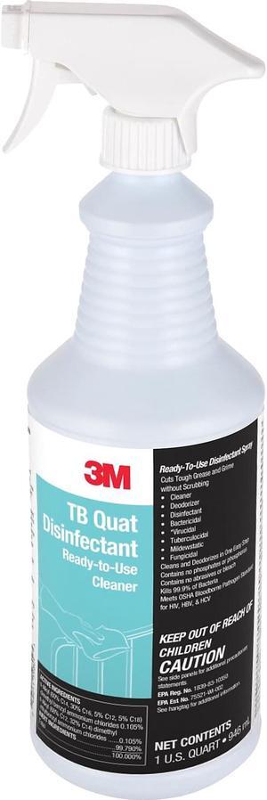 3M TB Quat Disinfectant Clear 12/Case MROS3M124