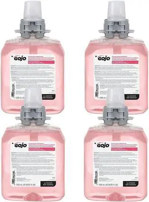 GOJO Luxury Foaming Hand Soap Refill Cranberry 42 Fl. Oz. 4/Carton 5161-04
