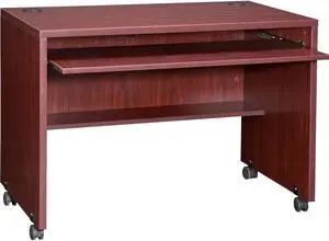 Lorell Computer Workstation 41-3/8"x23-5/8"x29-1/2" Mahogany 48085