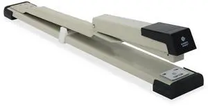 Business Source Stapler Long Reach 20 Sht Cap Putty/Gray/Black 62827