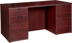 Lorell Prominence Pedestal Desk PD3066DPMY Lorell Prominence Pedestal Desk PD3066DPMY