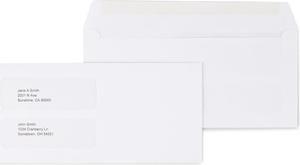 MyOfficeInnovations Double-Window Gummed Envelopes for Laser Forms 500/Box