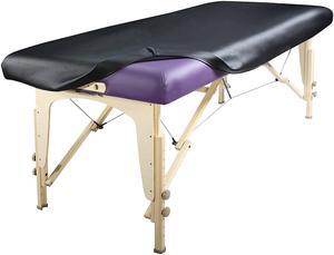 Saloniture Fleece 1/2 Thick Massage Table Pad & Face Cradle Set - Natural