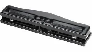 Business Source 3-Hole Punch Adjustable 1/4" Hole Size 8-10 Sht Cap. Black 65645 Business Source 3-Hole Punch Adjustable 1/4" Hole Size 8-10 Sht Cap. Black 65645