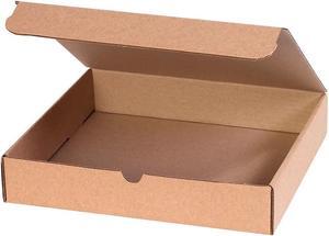 Box Partners Literature Mailers 7 3/8" x 7 3/8" x 1 3/8" Kraft 50/Bundle MMC1K